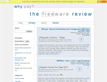 Tablet Screenshot of freewarereview.info